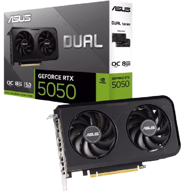 Asus Dual GeForce RTX 5050 8GB GDDR6 OC Edition | 90YV0N72-M0NA00