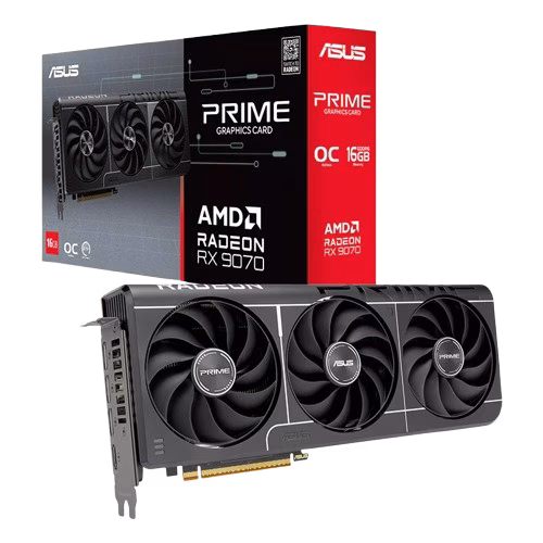 ASUS Prime Radeon RX 9070 EVO OC 16GB GDDR6 PCIe 5.0 Graphics Card | PRIME-RX9070-O16G-EVO