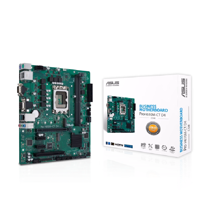 ASUS Pro H610M-CT D4-CSM Motherboard