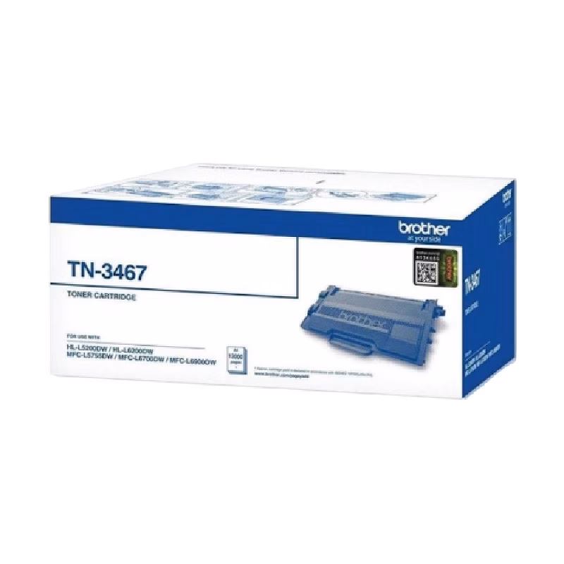 Brother 12000 pages toner catridge (HL-L6200DW, HL-L6400DW, MFC-L5755DW, MFC-L6900DW) | TN-3467