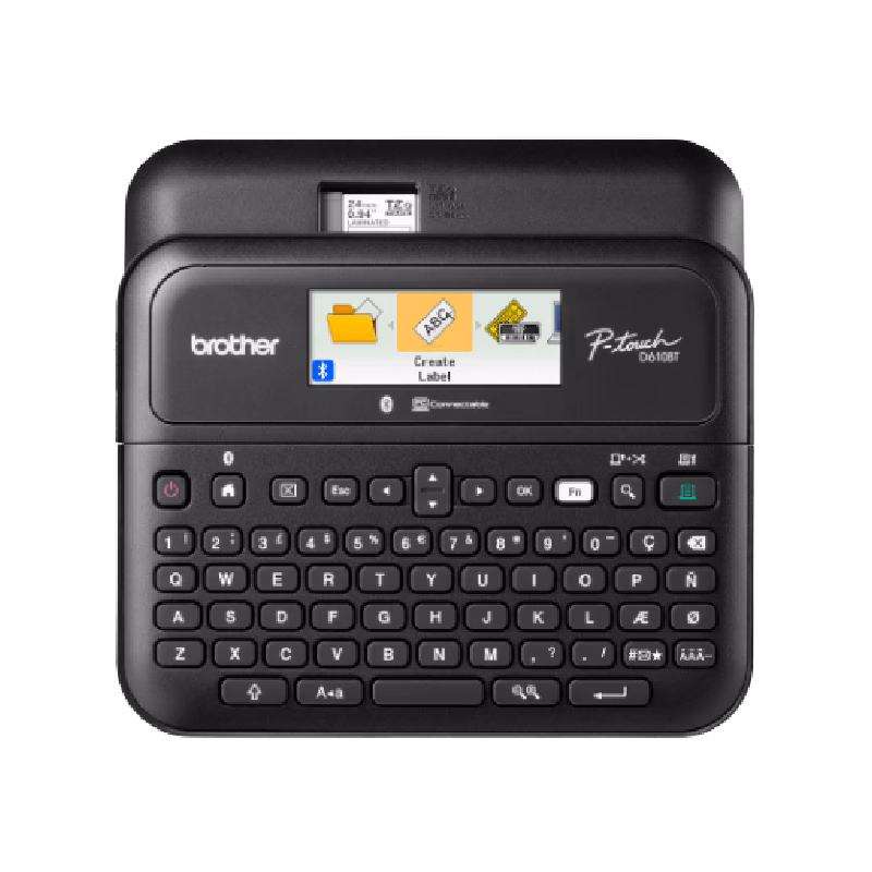Brother PT-D610BT Label Printer with Colour LCD display
