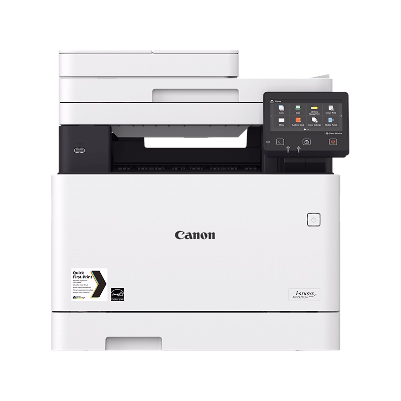 Canon Laser – 3 in 1 MF732CDW Print/Copy/Scan, 27 PPM mono/color,12.7 cm LCD Colour Touch Screen, 1200 X 1200 print Quality Automatic duplex printing, duplex ADF 50 PAGE, colour...