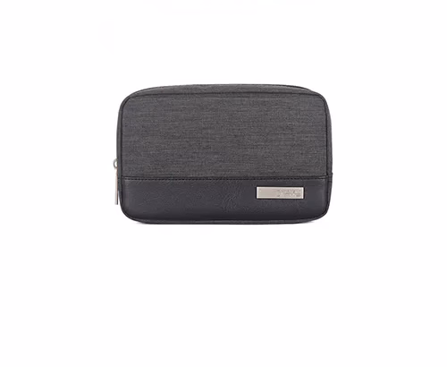 canvasartisan dark gray pouch bag 20.5x11x4cm