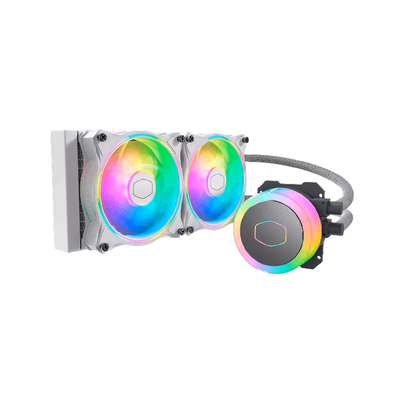 Cooler Master MasterLiquid ML240 Illusion Gen.2 ARGB Liquid Cooler White Edition