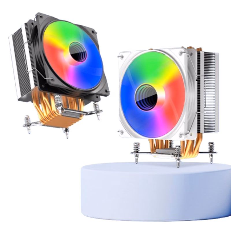 COOLMOON Heatsink Gaming OEM AMD INTEL CPU Air Cooler P600 6 Heat