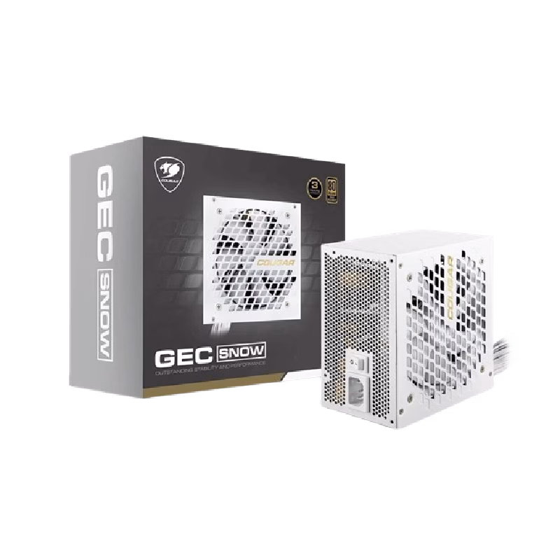 Cougar GEC Snow 750W 80+ Gold Power Supply White | GEC-SNOW-750