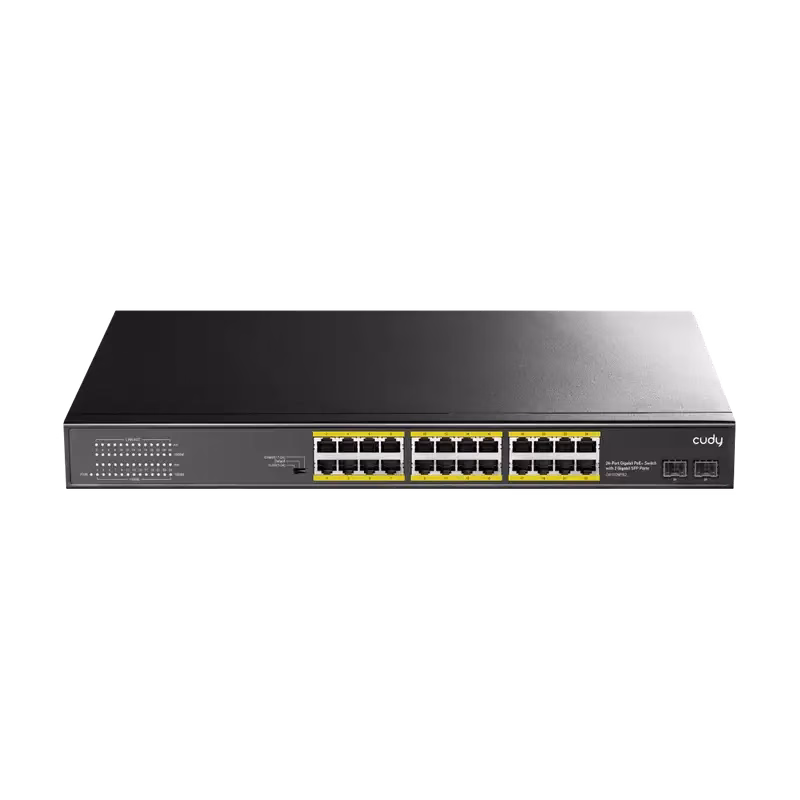 Cudy 24-Port PoE+ Switch – 2 Gigabit SFP Ports | GS1028PS2
