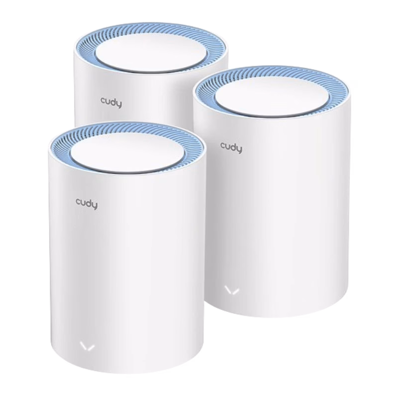 Cudy AC1200 Dual Band Whole Home Wi-Fi Mesh System | 3-Pack | M1200 | Tax Free