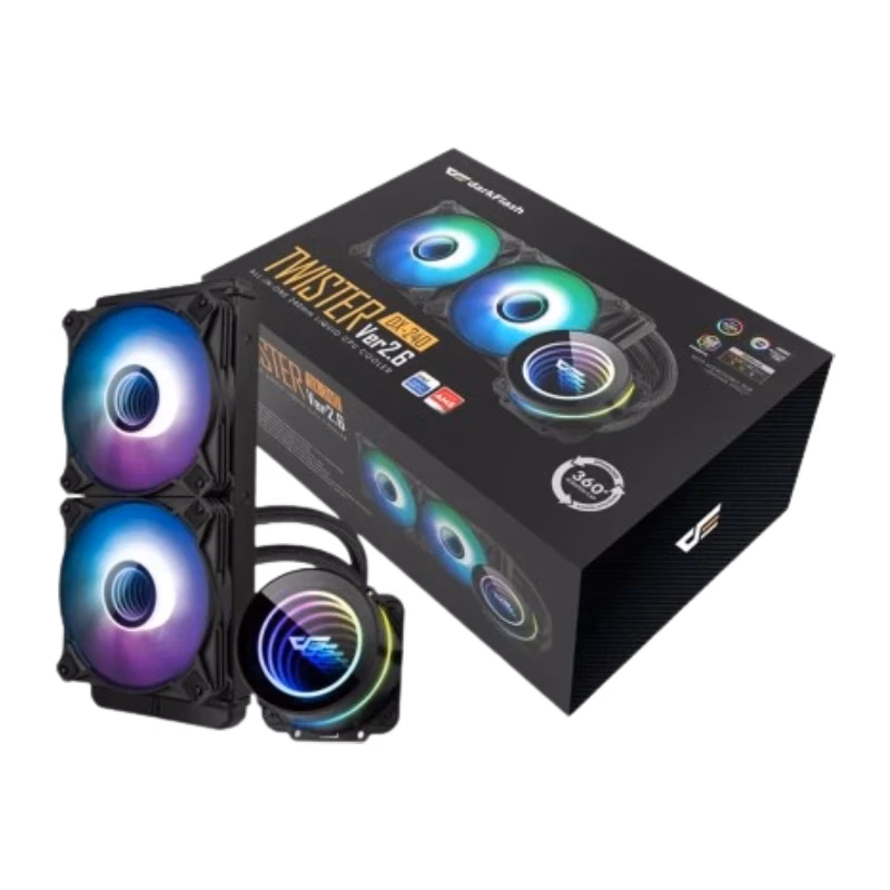 Darkflash Twister DX240 Liquid CPU Cooler | Tax Free