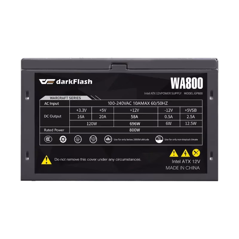 Darkflash WA800 Non-Modular Power Supply | Tax Free