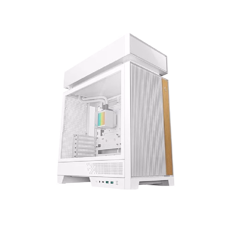 DeepCool CL6600 WHITE ATX Case With Preinstalled 360mm Liquid Cooler & Dual ARGB Fans