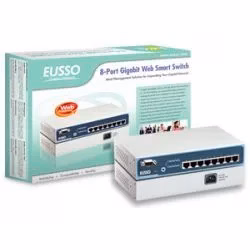 Eusso SWITCH HUB 10/100/1000 UGS5808-EMD 8 Port Gigabit Switch