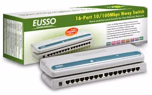 Eusso SWITCH HUB 10/100 USH5016-XPC 16 Port 10/100M Switch