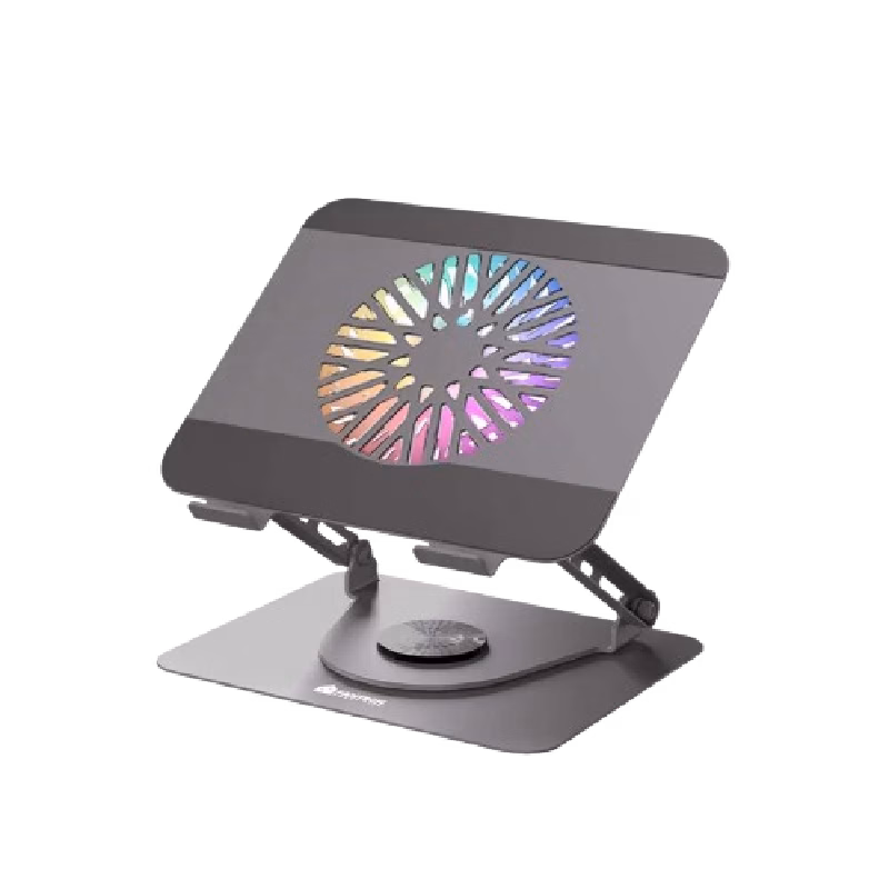 FANTECH NC30 Laptop Cooling Stand with Detachable RGB Fan – Adjustable, 360° Swivel, Support up to 17.3″ Laptops