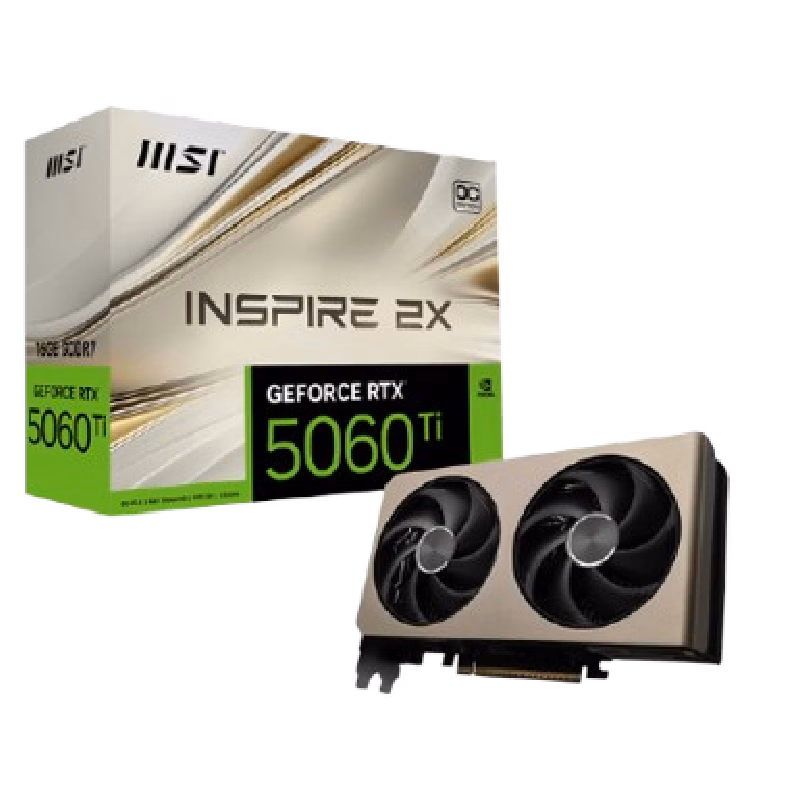 GeForce RTX 5060 Ti 16G INSPIRE 2X OC | 912-V536-033