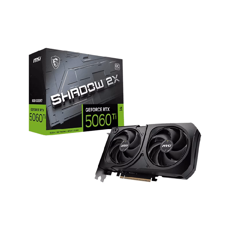 GeForce RTX 5060 Ti 8G SHADOW 2X OC PLUS | 2 Years Warranty | Tax Included