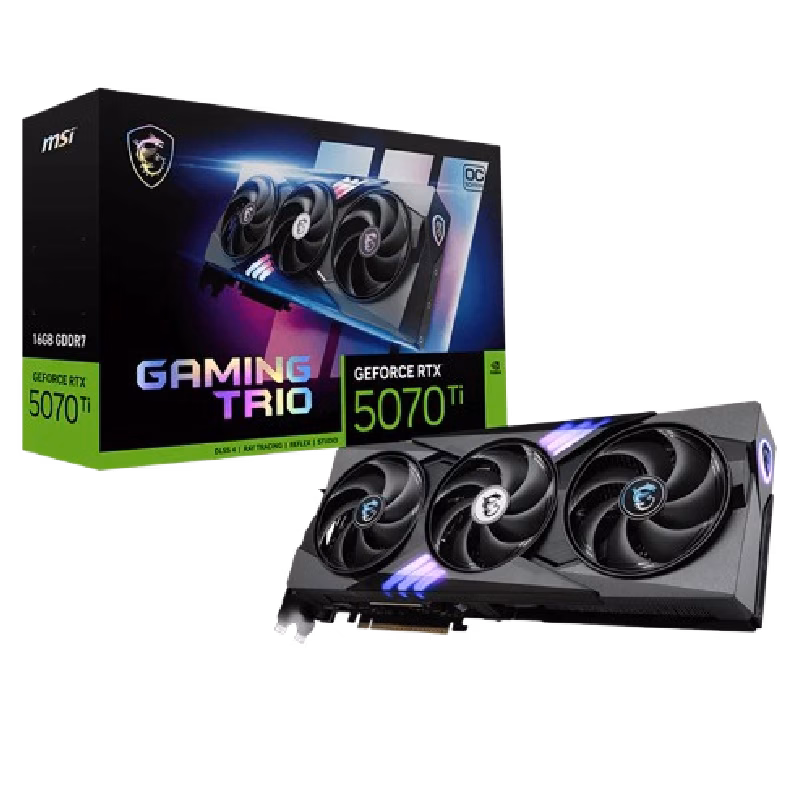 GeForce RTX 5070 Ti 16G GAMING TRIO OC | 1 Years Warranty