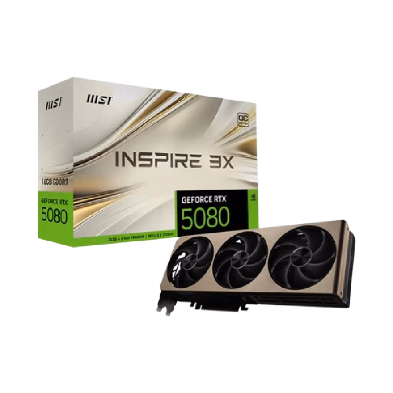 GeForce RTX 5080 16G INSPIRE 3X OC | 1 Years Warranty
