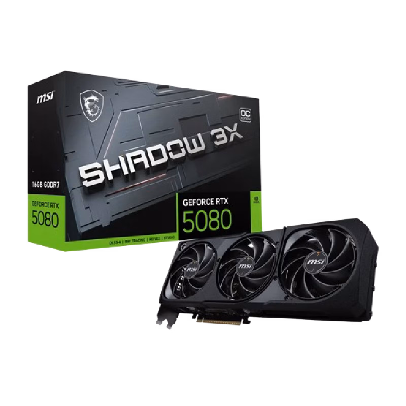 GeForce RTX 5080 16G SHADOW 3X OC | 1 Year Warranty