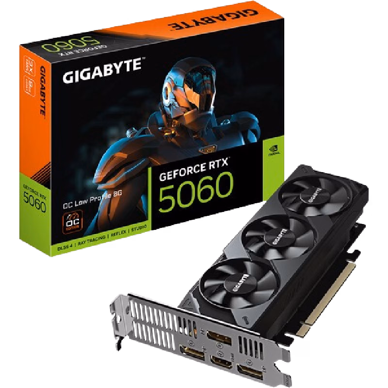 GIGABYTE GeForce RTX 5060 OC Low Profile 8G | GV-N5060OC-8GL