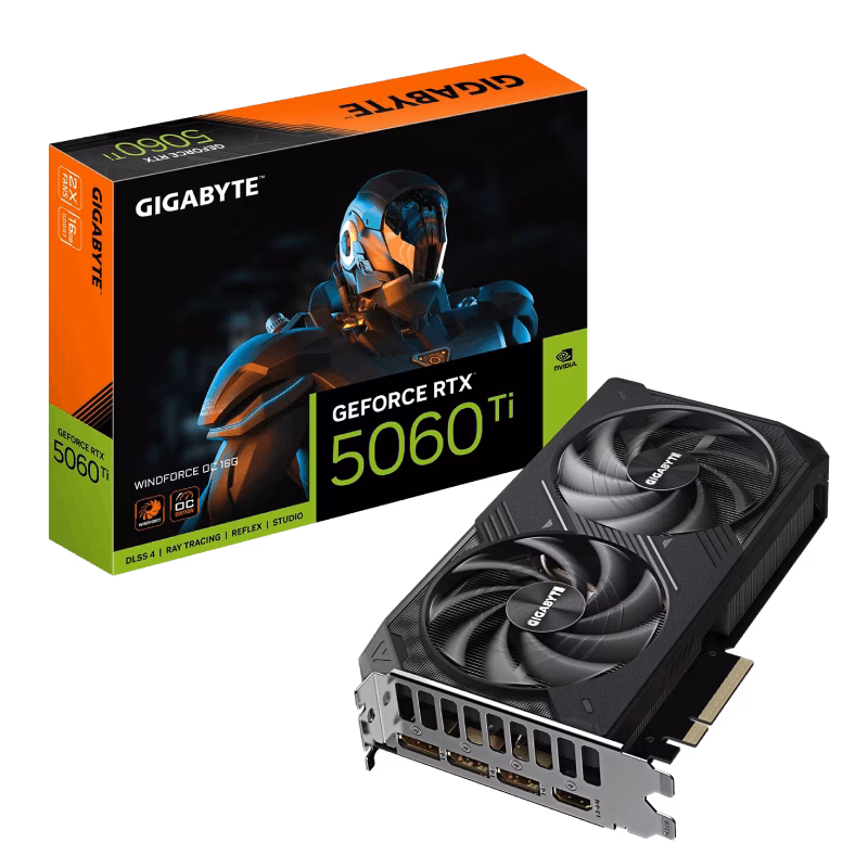 Gigabyte GeForce RTX 5060 Ti WINDFORCE OC 16G Graphics Card | Tax Free