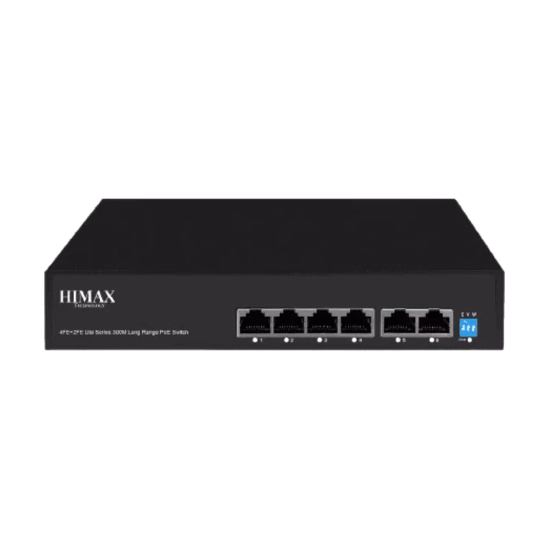 HIMAX Lite Series Long Range 6 Ports PoE Switch | PS1402E-L | 3 Years Warranty