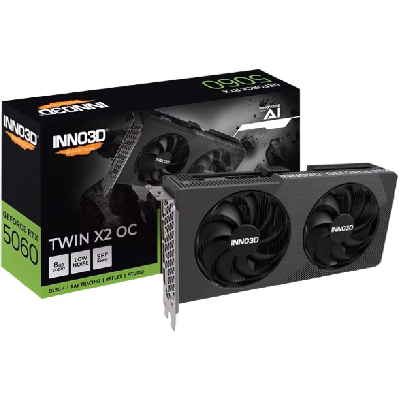INNO3D GeForce RTX 5060 TWIN X2 | N50602-08D7X-195