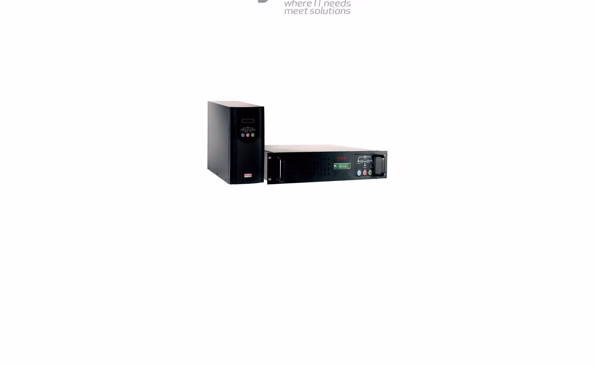 INVO Online INH100 HF UPS 1 KVA + LCD Display