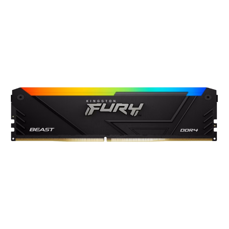 Kingston FURY BEAST 8GB DDR4-3200 CL16 Black RGB / 5 years warranty