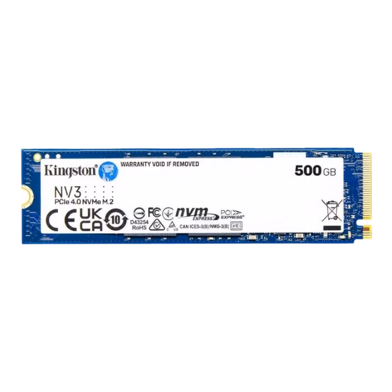 Kingston NV3 PCIe 4.0 500GB NVMe SSD | SNV3S/500G