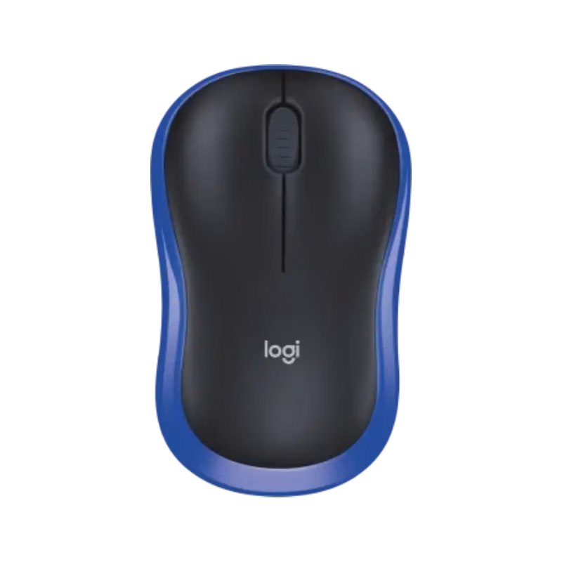 Logitech M185 Wireless Mouse – Blue