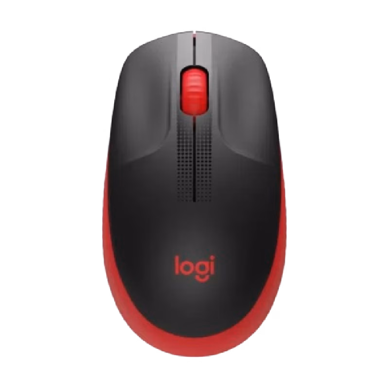 Logitech M190 Wireless Mouse – Red | 1 Year Warranty