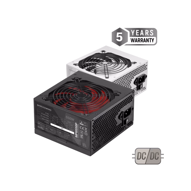 Mars Gaming 550W Power Supply | MPIII550P | 5 Years Warranty | Tax Free