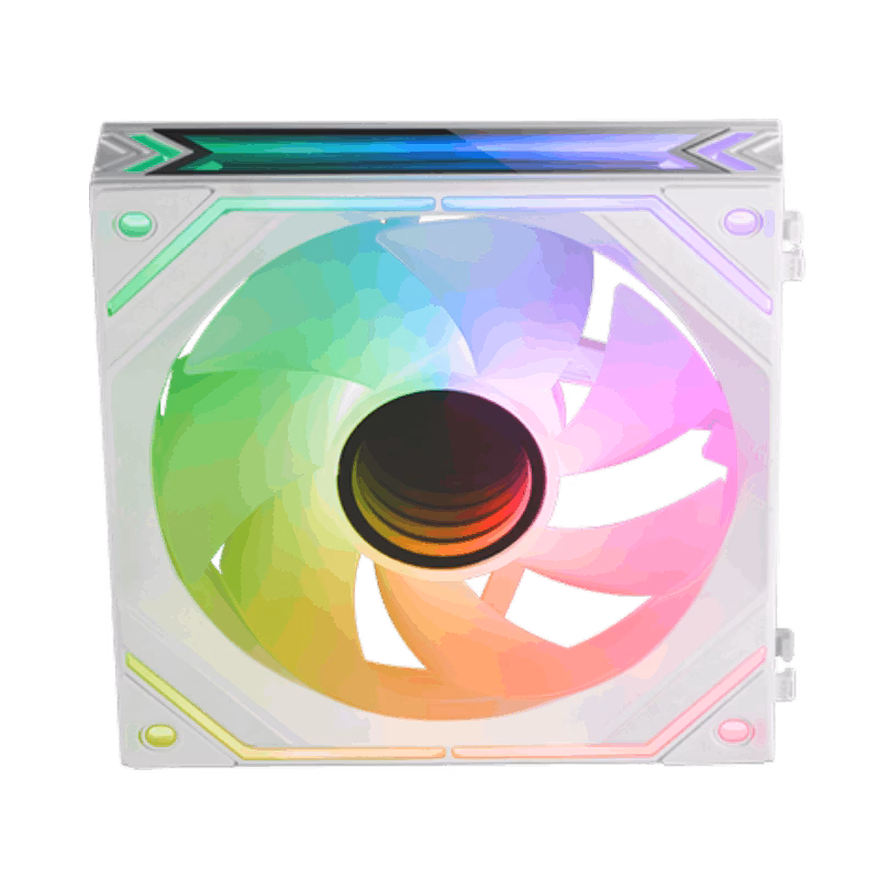 Mars Gaming MF-LINKFINITYW Modular PWM Fan | White | Tax Free