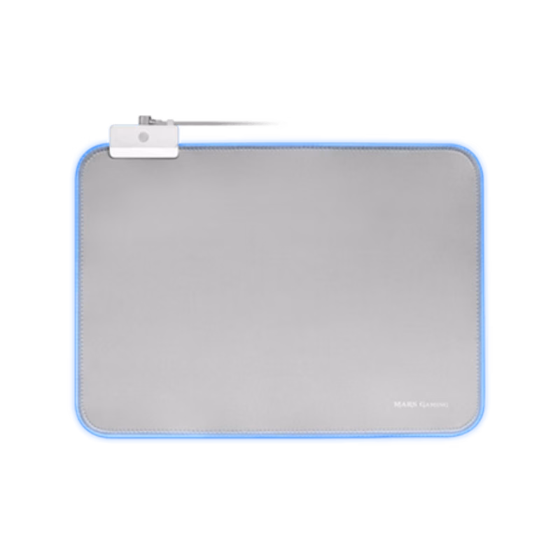 Mars Gaming MMPRGBLW Gaming Mousepad | White | Tax Free