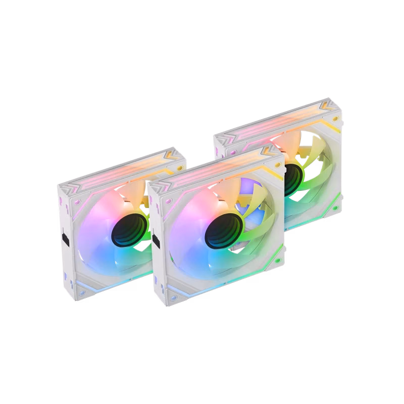 Mars Gaming Quiet Pwm 3X 120Mm Infinity Mirror Argb Gaming Fan With Argb Control Box White | MFLINKFINITYKITW | Tax Free