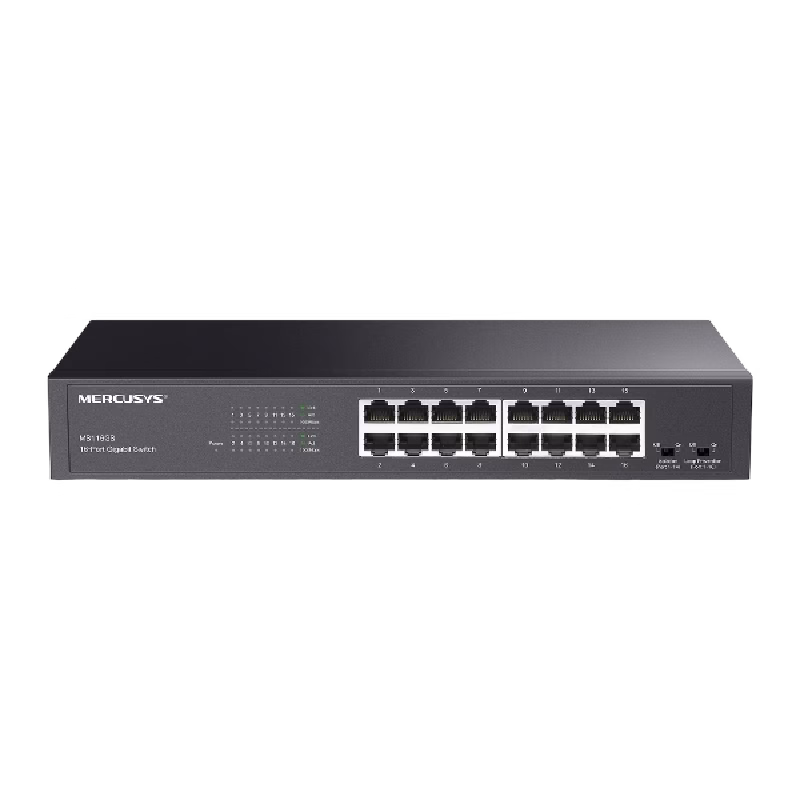 Mercusys 16-Port Gigabit Desktop/Rackmount Switch | MS116GS