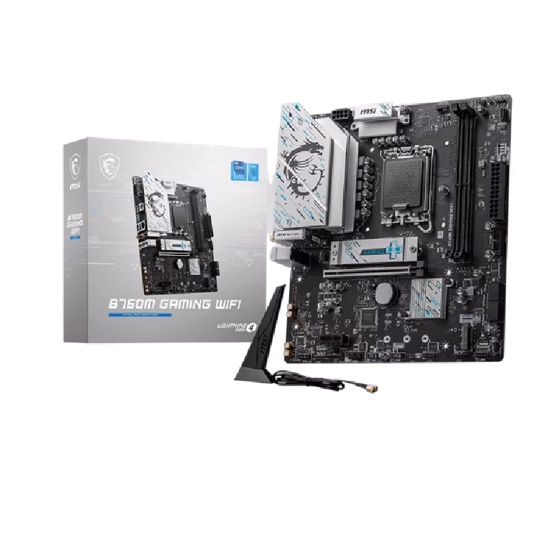 MSI B760M Gaming WiFi DDR5 mATX Motherboard | 911-7D90-063 | 1 YEAR WARRANTY