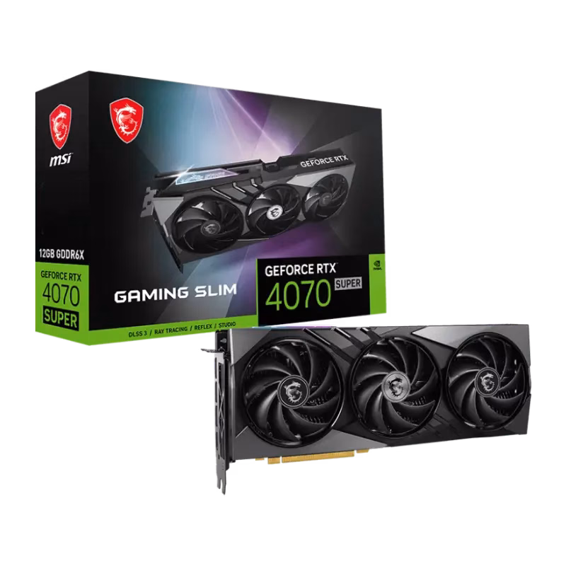 MSI GeForce RTX 4070 Super 12G Gaming Slim | 912-V513-648 | Tax Free