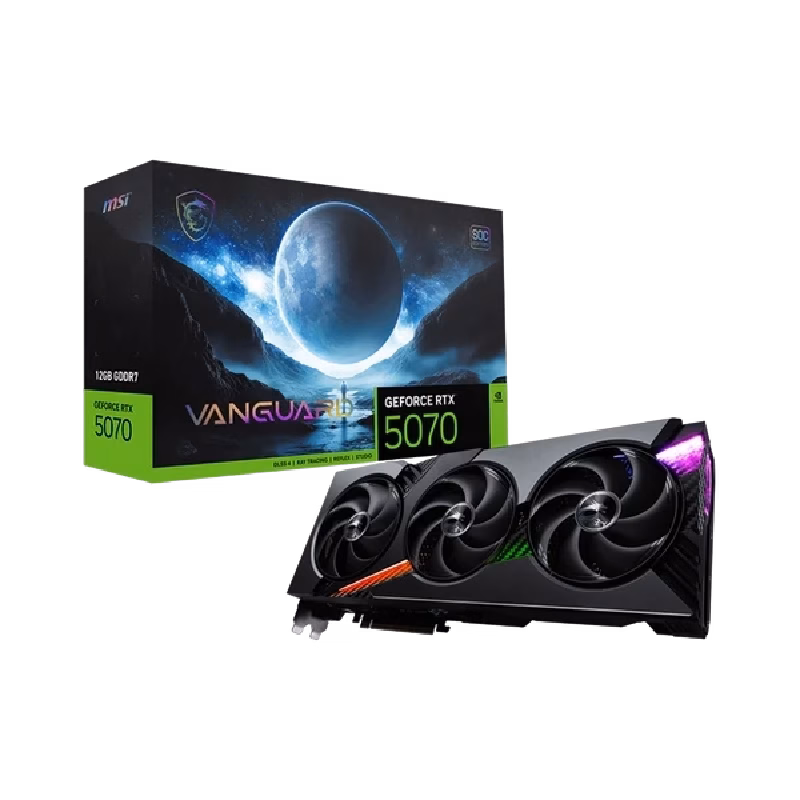 MSI GeForce RTX 5070 VANGUARD DLSS4 12GB GDDR7 | 912-V532-054 | 3 years warranty
