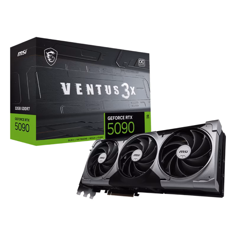 MSI GeForce RTX 5090 32G VENTUS 3X OC Graphics Card | Tax Free