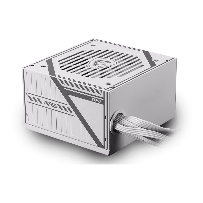 MSI MAG A650BNL 650W 80 Plus Bronze Power Supply | White