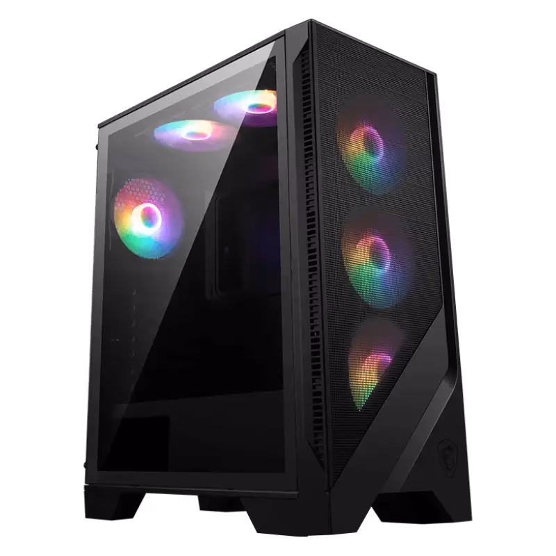 MSI MAG Forge 120A Airflow ATX Mid Tower Computer Case | 306-7G23A21-809