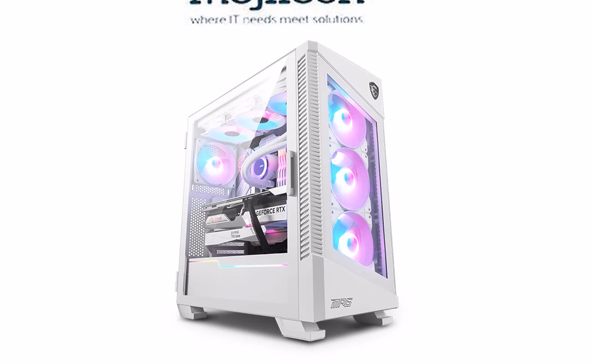 MSI MPG VELOX 100R WHITE 4 FANS CASE