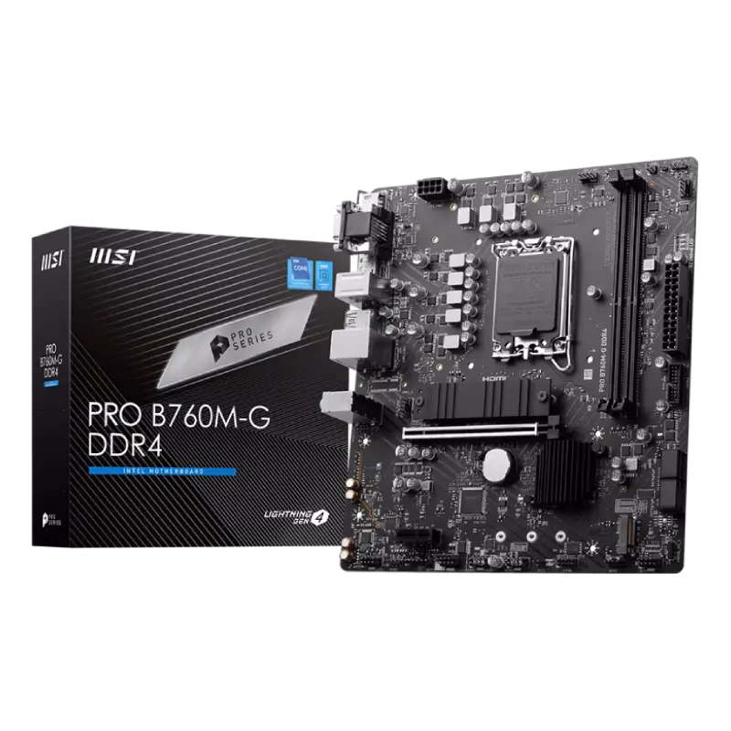MSI PRO B760M-G DDR4 Motherboard | 911-7D90-016