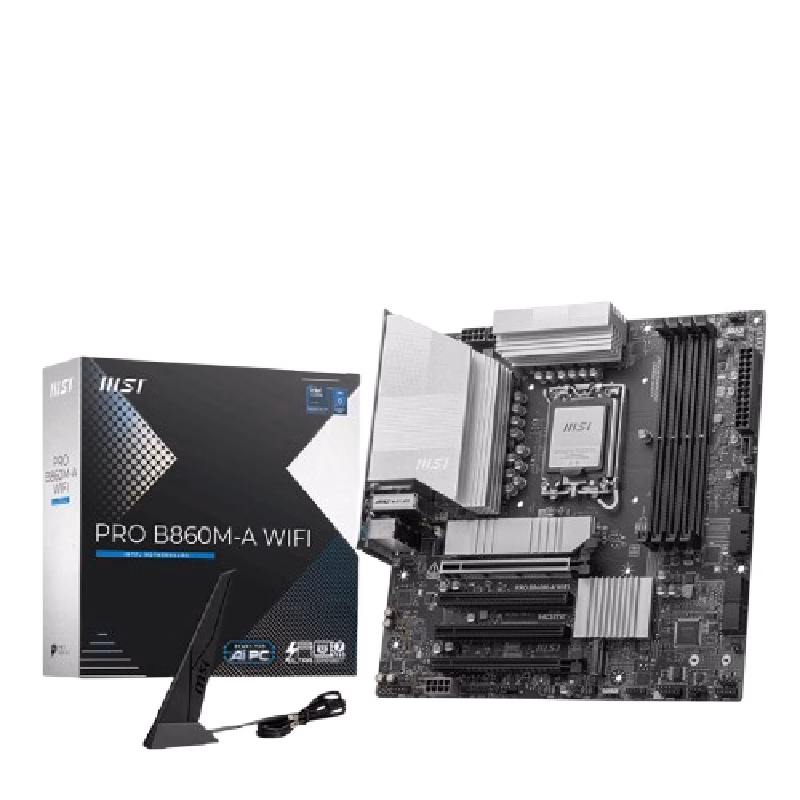 MSI PRO B860M-A WIFI Intel B860 mATX Motherboard