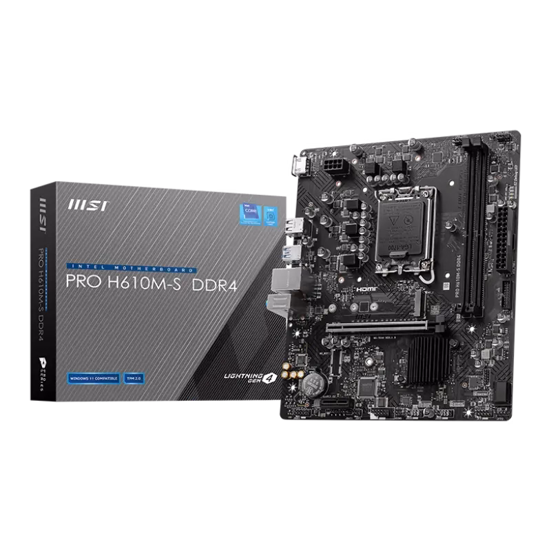 MSI PRO H610M-S DDR4 Motherboard