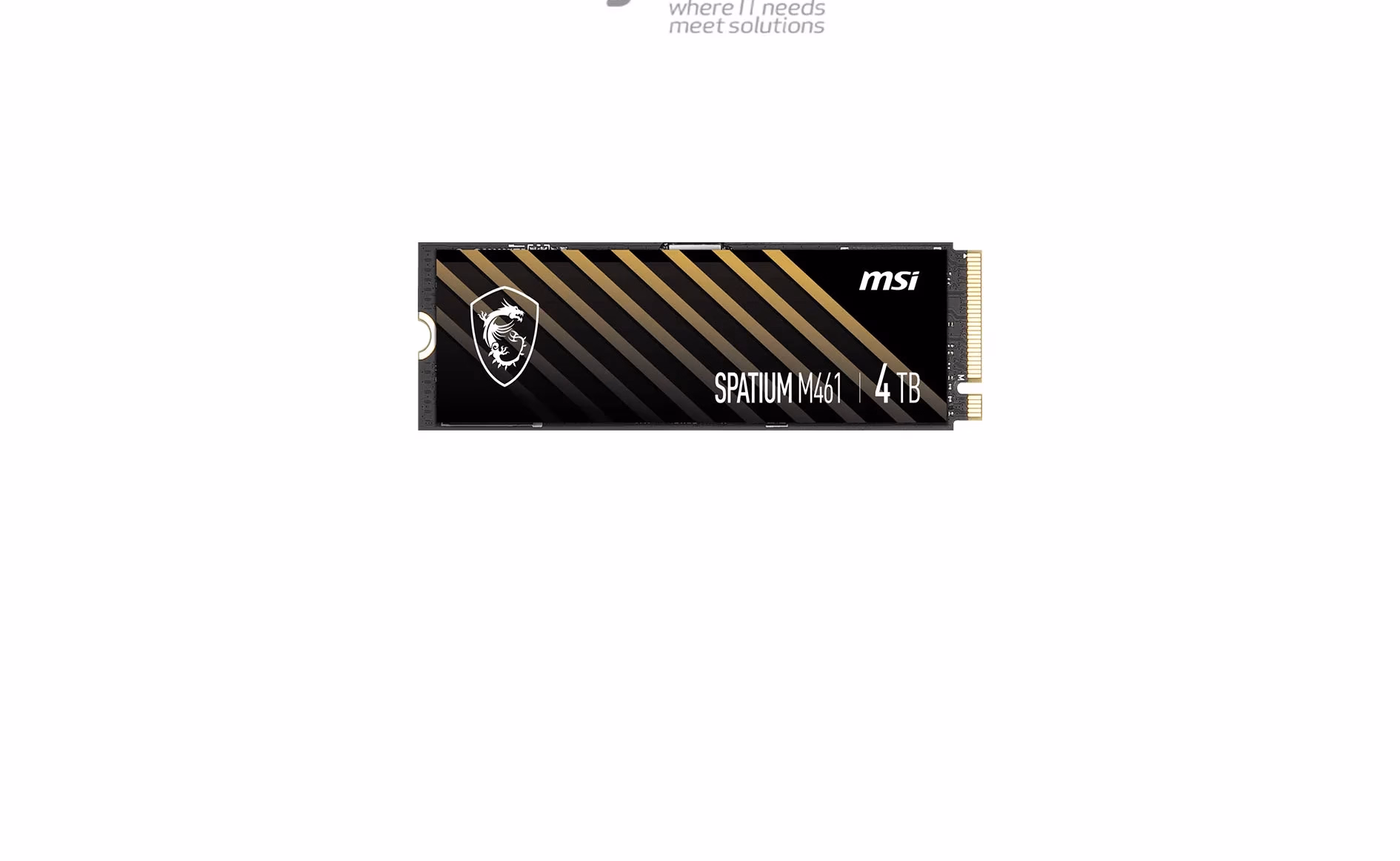 MSI Spatium M461 PCie 4.0 NVme M.2 4TB
