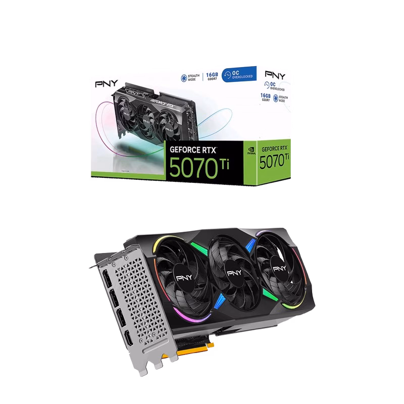 NVIDIA PNY GeForce RTX 5070Ti 16GB OC PCIE 5.0 | VCG5070T16TFXPB1