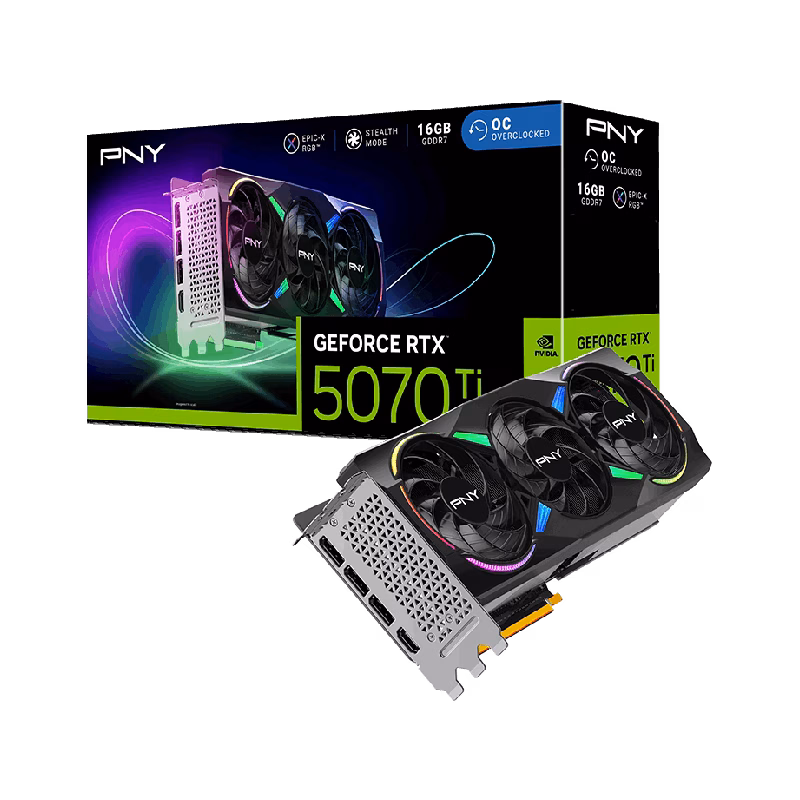 PNY GeForce RTX 5070 Ti ARGB EPIC-X RGB OC | Tax Included